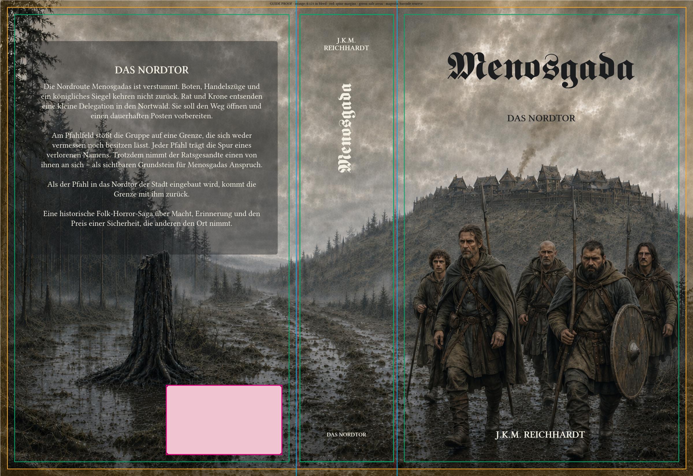 Menosgada – Das Nordtor – Variante 1 – vollständiger Taschenbuchumschlag
