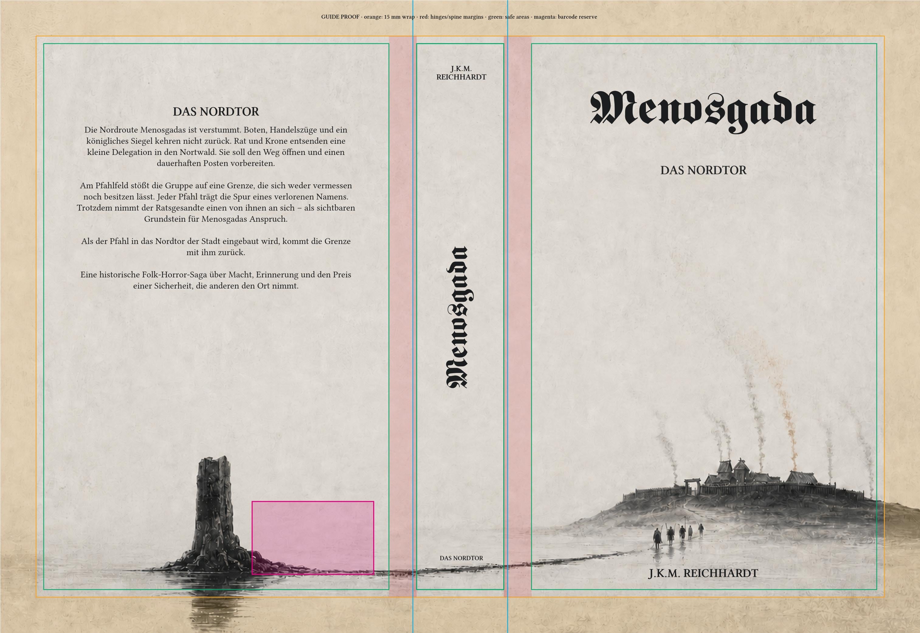 Menosgada – Das Nordtor – Variante 2 – vollständiger Hardcovereinband